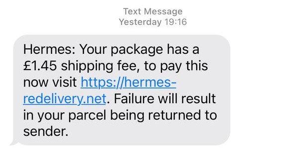 hermes missed delivery